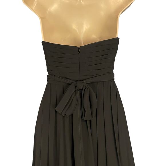 Jenny Yoo Mira Convertible Gown Dress Black Style 1682 Size 0 - Picture 12 of 13